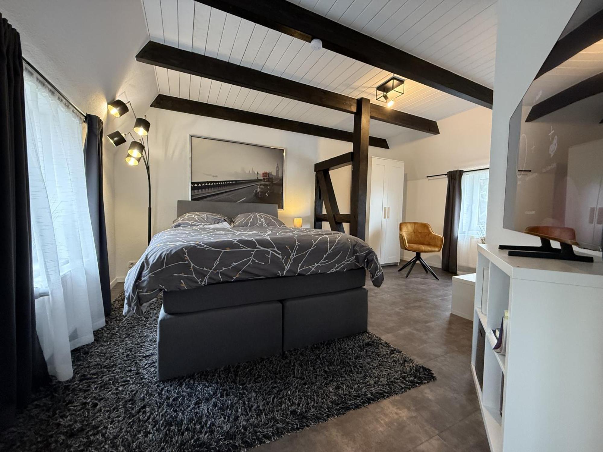 Fachwerkhaus Mit 2 Getrennten Schlafzimmern, Wohnzimmer Und Kueche Bückeburg Exterior foto